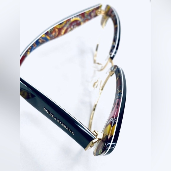 Dolce & Gabbana Black/Gold Cats Eye Glasses Italy DG3247 3033 53 16 140 - Picture 10 of 16